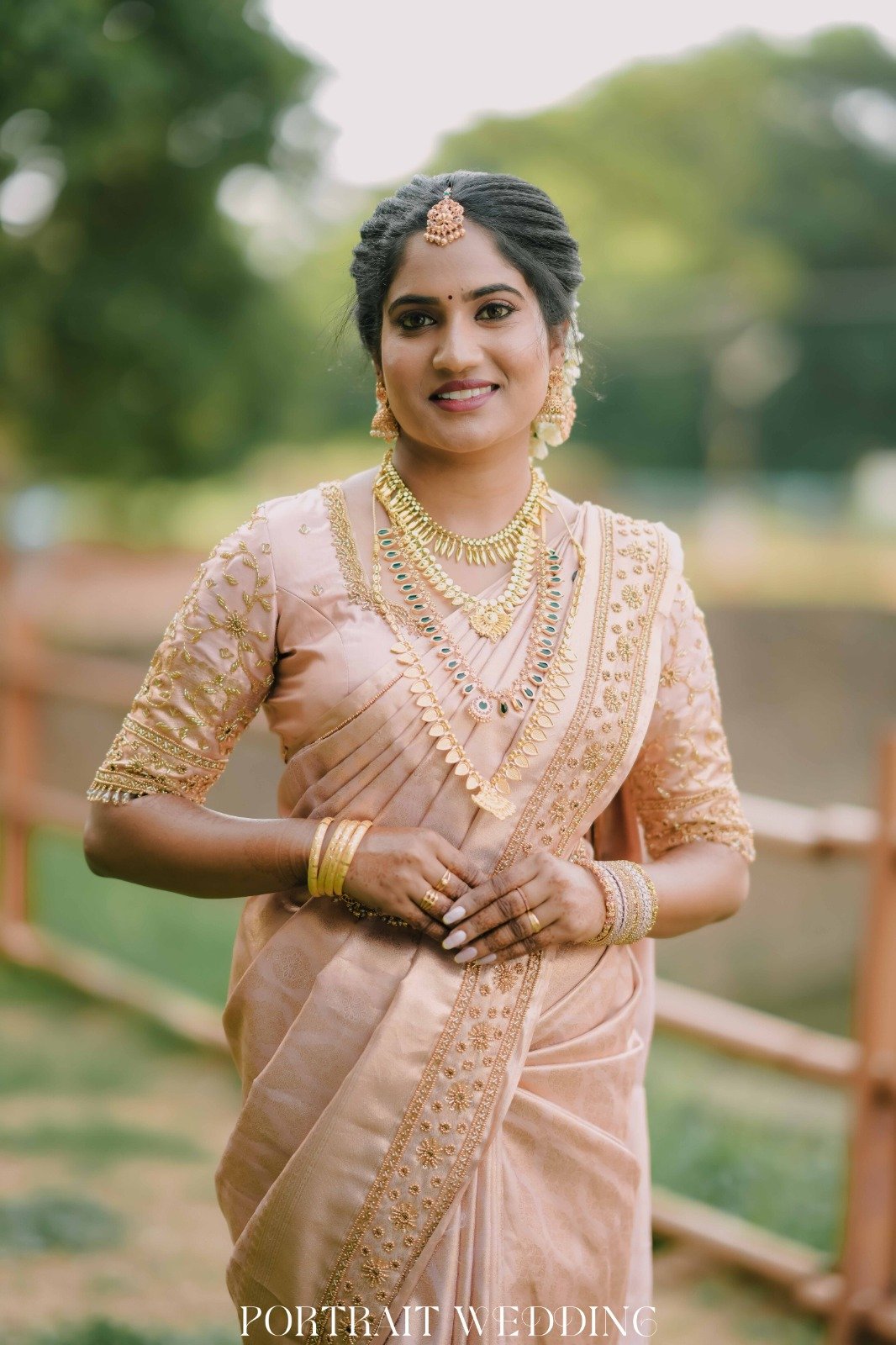 Traditional Kerala Muhurtham Bridal Styling